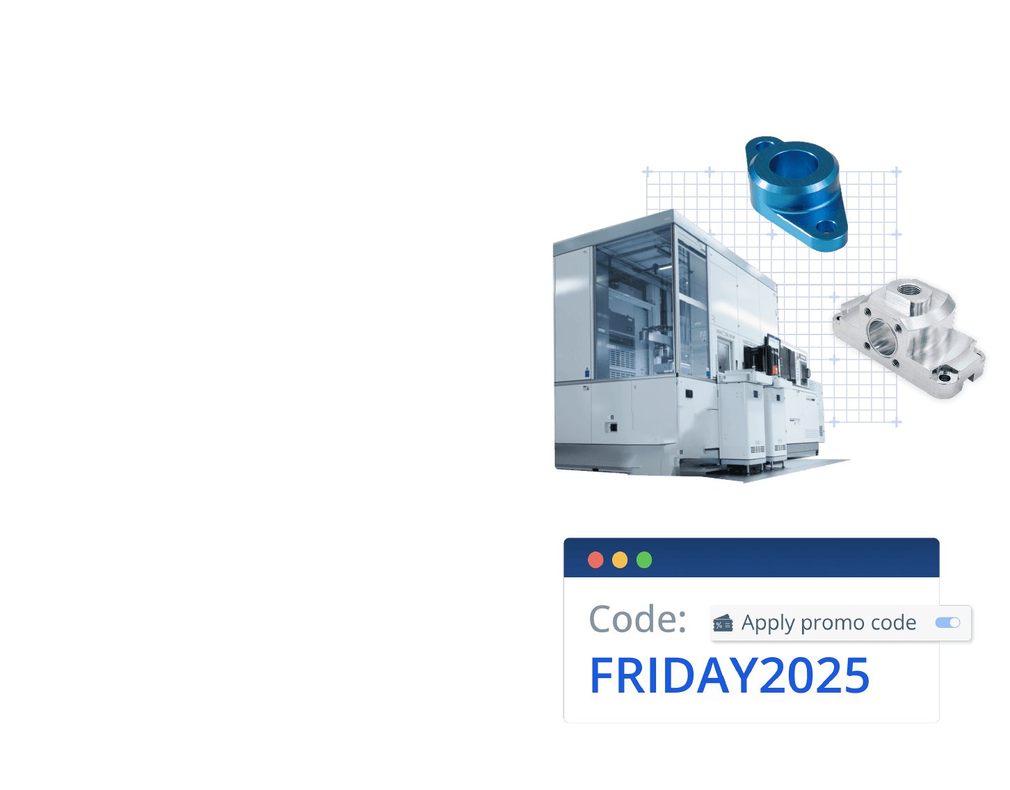 Blue Friday:   15% Off Your Parts  